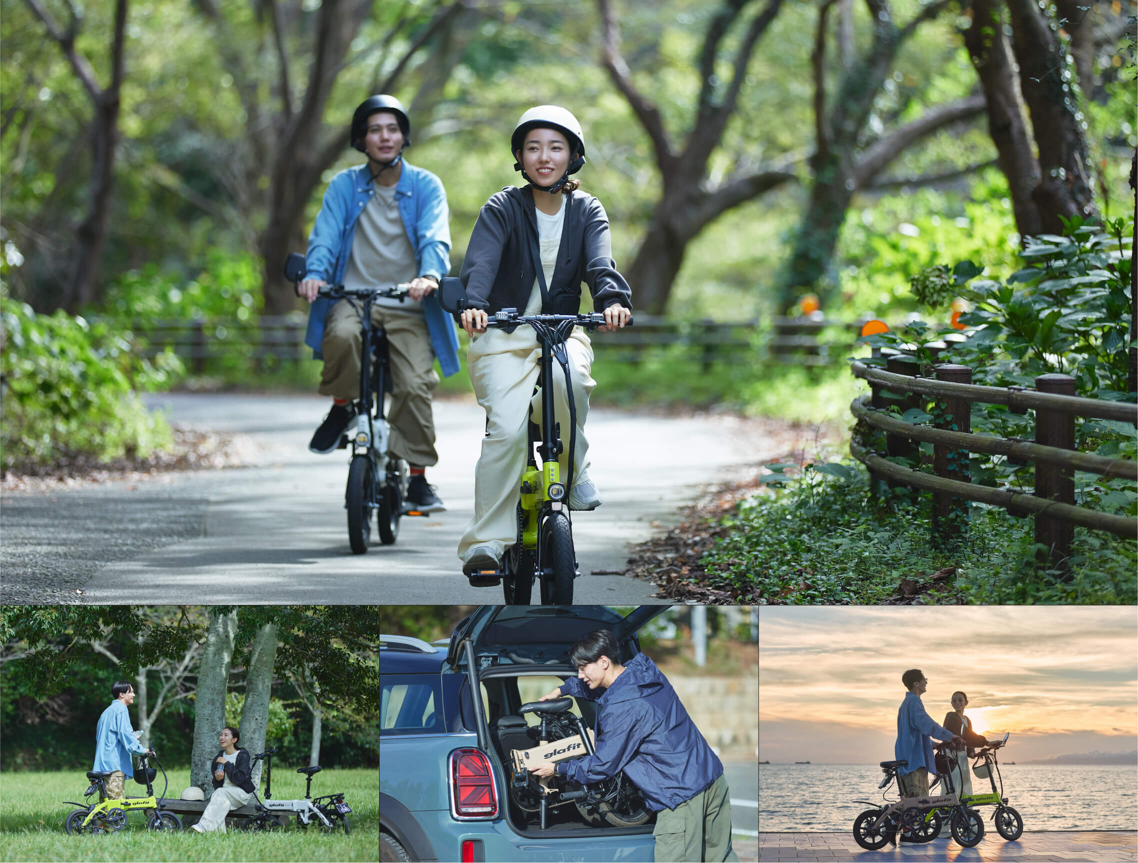 自転車のように乗ることもできるGFR-02